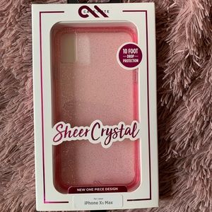 iPhone xs max sheer crystal casemate case